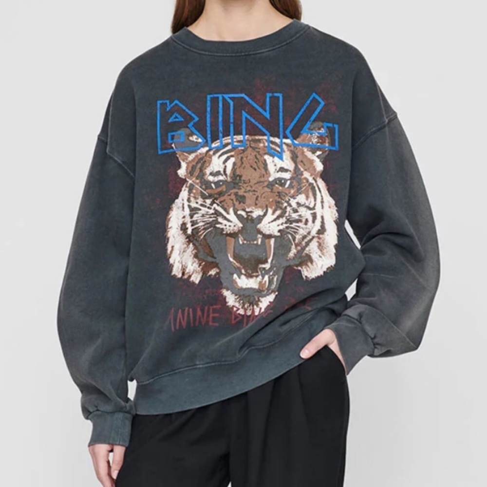 Anine Bing - Tiger Sweatshirt - Size Small